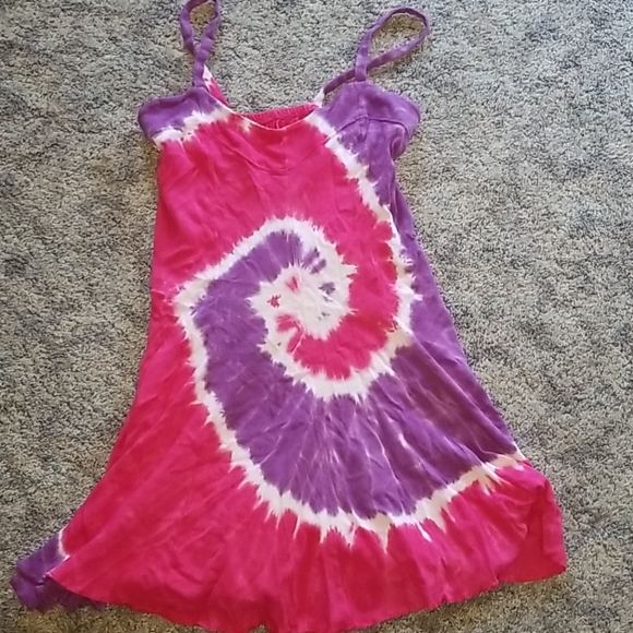 Tie Dye Swimsuit Cover Up Dress - Picture 1 of 2
